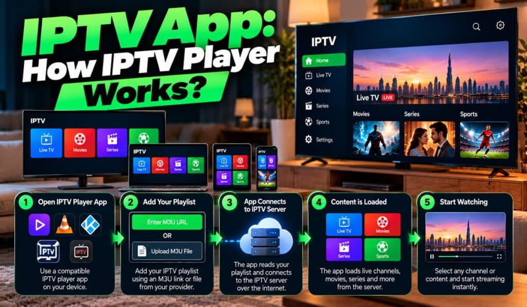 iptv app and working
